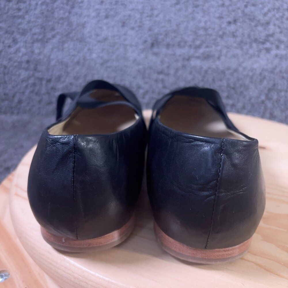Hitchcock Wide Shoes Women Size 10 Black Leather Mary Jane Loafer Made in Mexico - Picture 4 of 9
